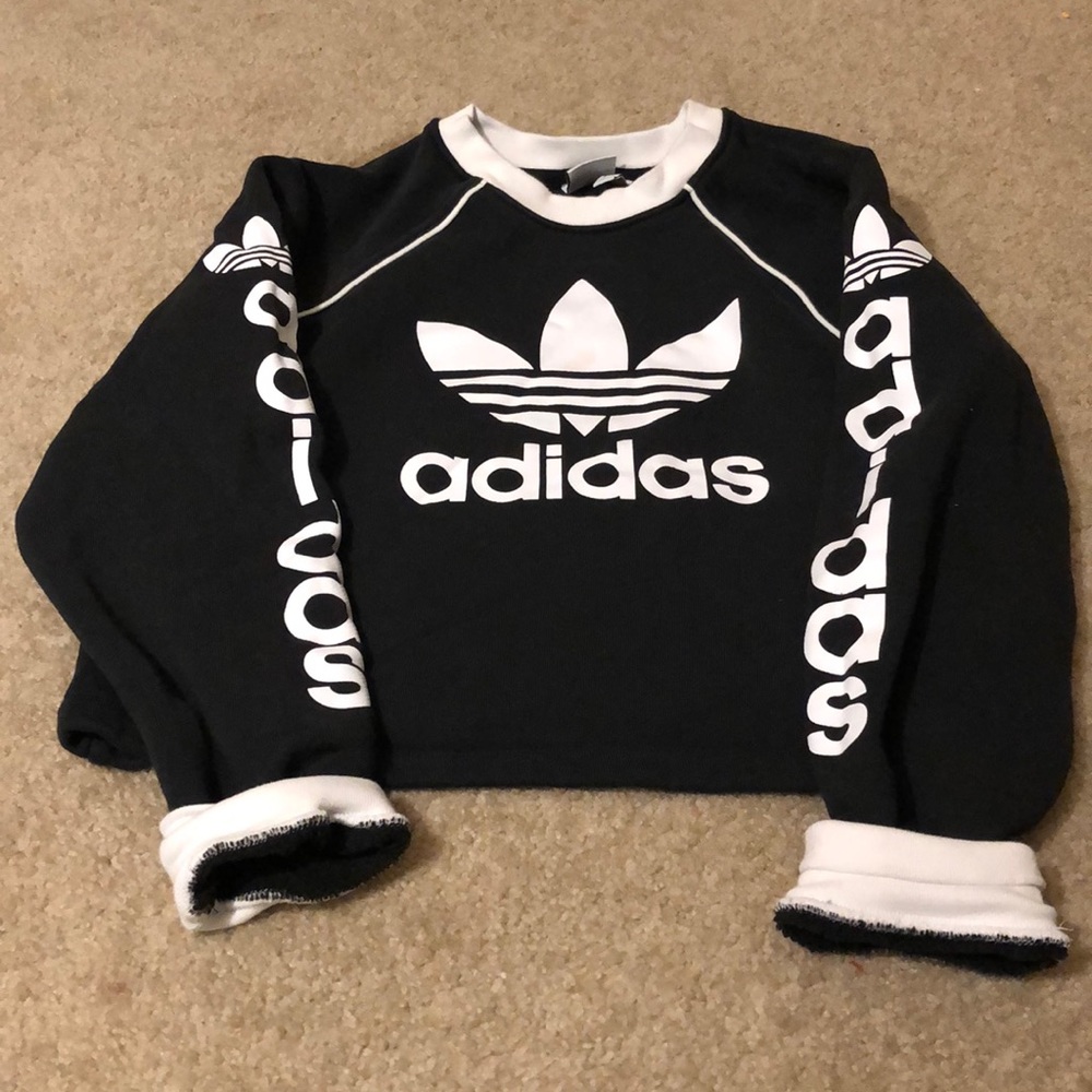 Black & White adidas sweatshirt